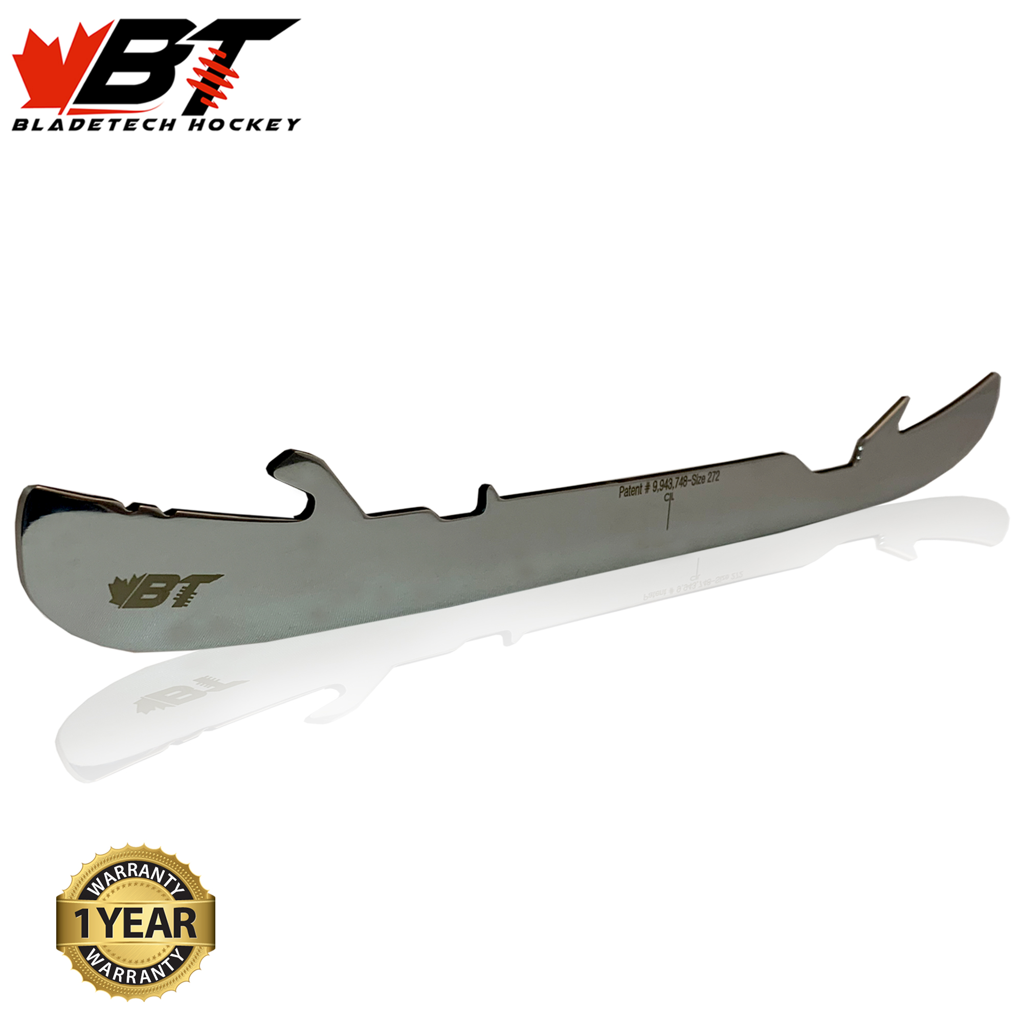 Bladetech 'Mirror Stainless Steel' Kufe für Bauer Lightspeed Edge TUUK ...
