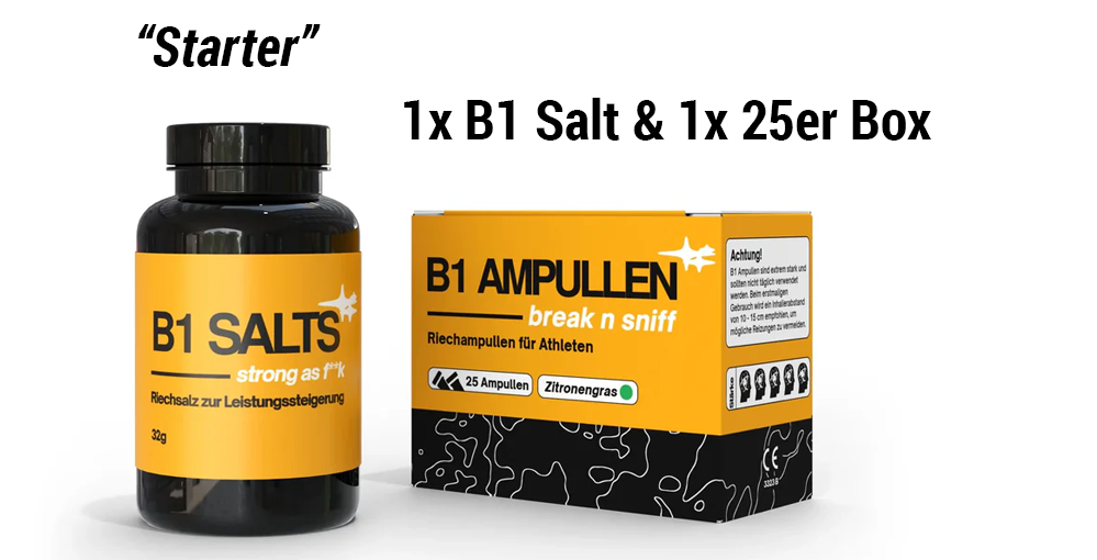 1x B1 Salt & 1x25er Box Ampullen