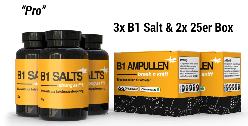 3x B1 Salt & 2x25er Box Ampullen