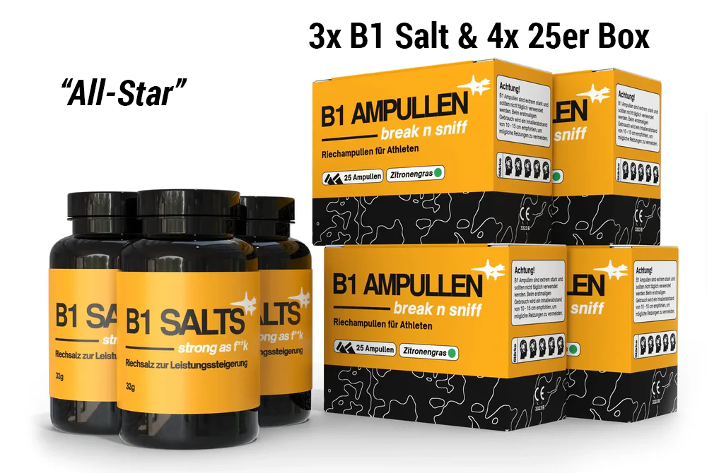 3x B1 Salt & 4x25er Box Ampullen