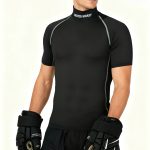 kurzarm Shirt mit Halsschutz