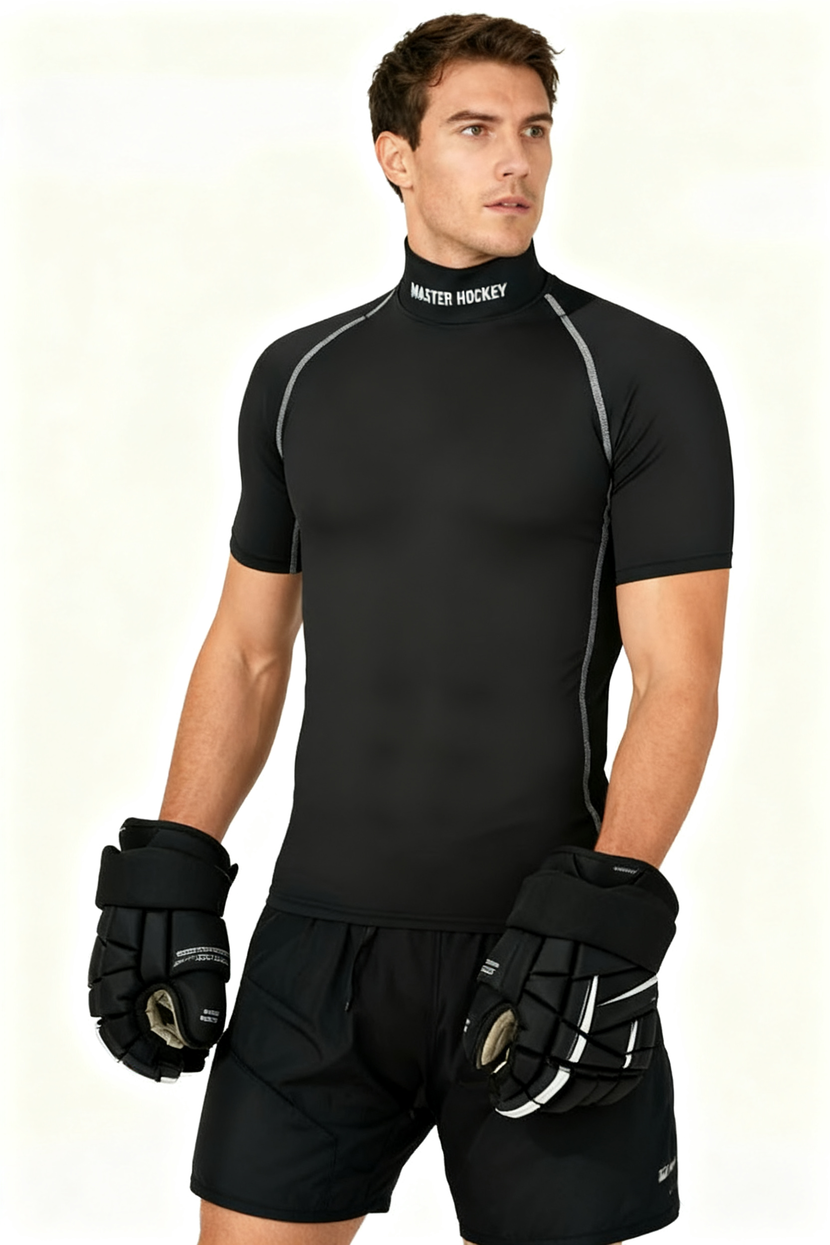 kurzarm Shirt mit Halsschutz