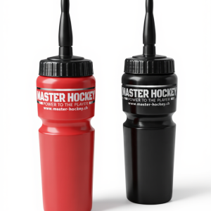 Hockey Flaschen Doppelpack: rot 750ml und schwarz 750ml